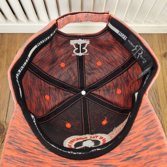 Robin Ruth Alaska AK Land of the Midnight Sun Strapback Hat Cap Pink Gray Womens - Picture 9 of 10